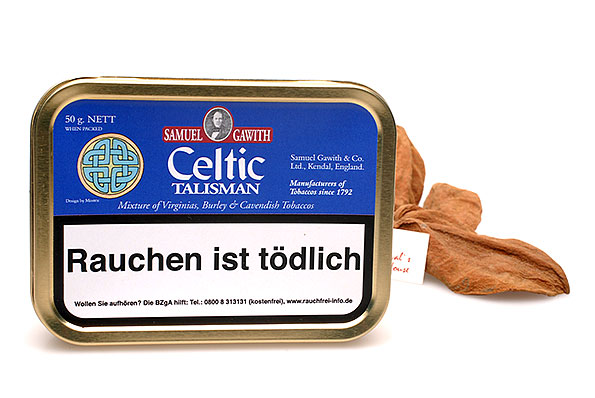 Samuel Gawith Celtic Talisman Mixture Pfeifentabak 50g Dose Samuel Gawith Celtic Talisman Mixture Pfeifentabak 50g Dose